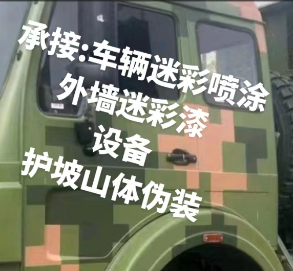 常德外墙和地面的迷彩漆施工